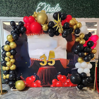 Red Gold Black Balloons - Image 7