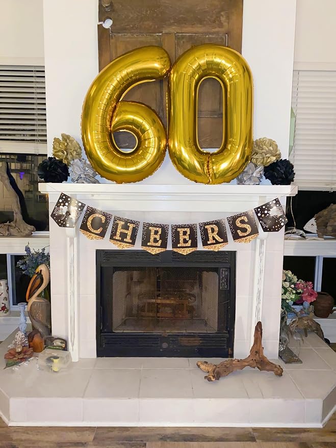 Number Balloons 40 Inch Gold 5 Balloon - Image 3
