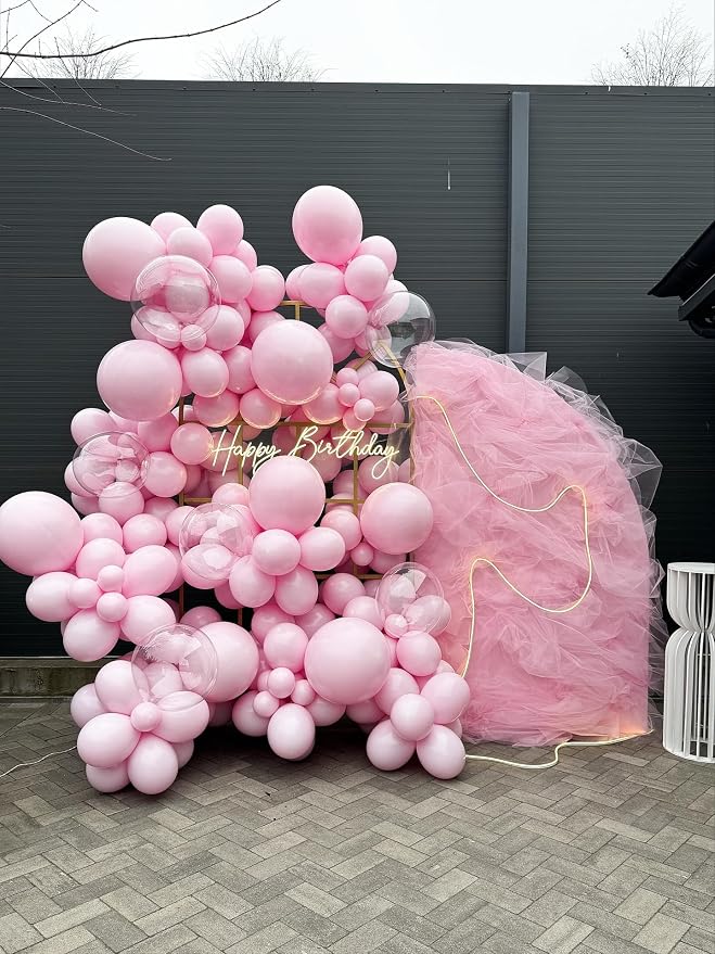 Light Pink Latex Balloons, Baby Shower, Valentines, Gender Reveal Party - Image 5