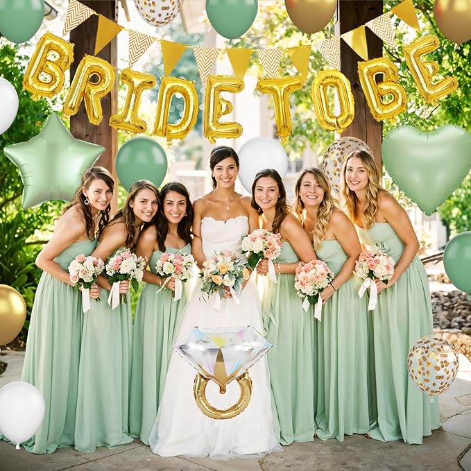 Sage Green Bachelorette Party Decorations - Image 5
