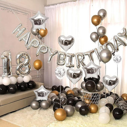 CANREVEL Happy Birthday Banner Decoration + 30pcs Star Balloons, - Image 5