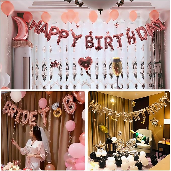 Letter Balloons 16 Inch Mylar Foil Alphabet Letter A-Z Balloons Set - Image 4