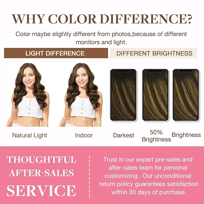 GOO GOO Clip in Hair Extensions Real Human Hair, Remy Human Hair Extensions Clip ins for Women, Natural Human Hair, 16inch 130g 7Pcs, 1B/6/1B Balayage Natural Black to Chestnut Brown