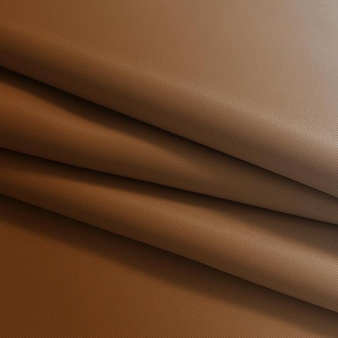 Yakamok Greyish White and Burnt Orange Ombre Curtains, Light Blocking Curtains - Image 6