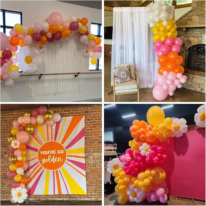 Boho Daisy Balloons Arch Kit - Image 7