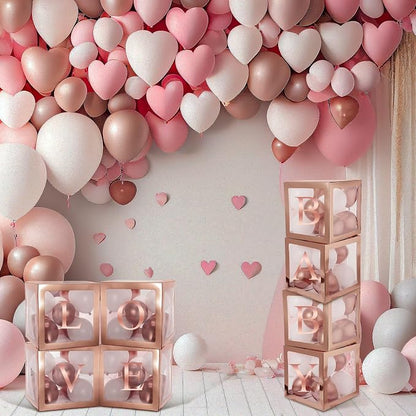 Thyle 12 Pcs Transparent Balloon Boxes Clear Balloon Boxes - Image 4
