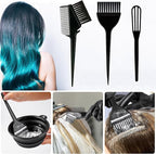 19 Pcs Professional Hair Bleach Kit Hair Coloring Products with Hair Dye Brush, Hair Color Bowl, Hairclips, Applicator, Earmuffs for Hair Highlighting and Hair Coloring at Home