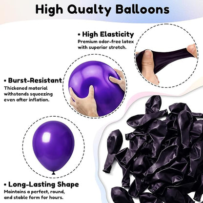 Purple Balloons, Baby Shower, Anniversary, Graduation, Wedding Decorations - Image 5