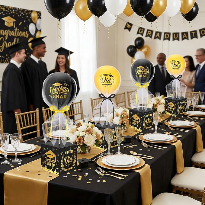 Seenelling 4 Sets Graduation Centerpieces - Image 7