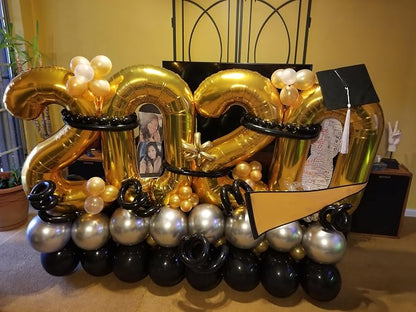 Number Balloons Gold 20 Balloon 40 inch - Image 3