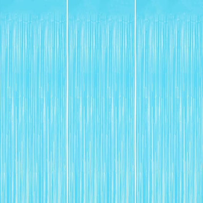 DECOCKRAT 3 Pack Foil Fringe Backdrop by DECOCKRAT