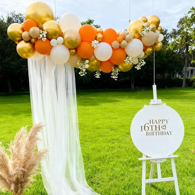 100pcs 5inch Metallic Gold Balloons | 5” Mini Chrome Gold Party Balloons Kit - Image 4