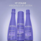 Nexxus Hy-Volume Weightless Lift Cloud Foam Treatment for Flat & Limp Hair, 48 Hours Volume, ProteinFusion with Collagen & Hyaluronic Acid, 5.5 fl oz