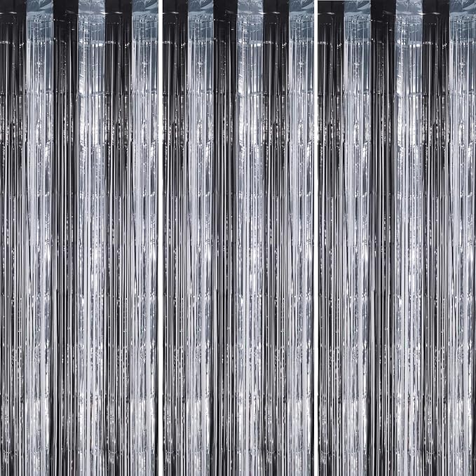 DECOCKRAT 3 Pack Foil Fringe Backdrop by DECOCKRAT