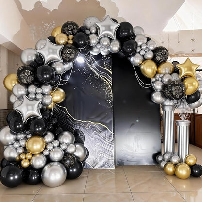 Black and Gold Balloons - Image 8
