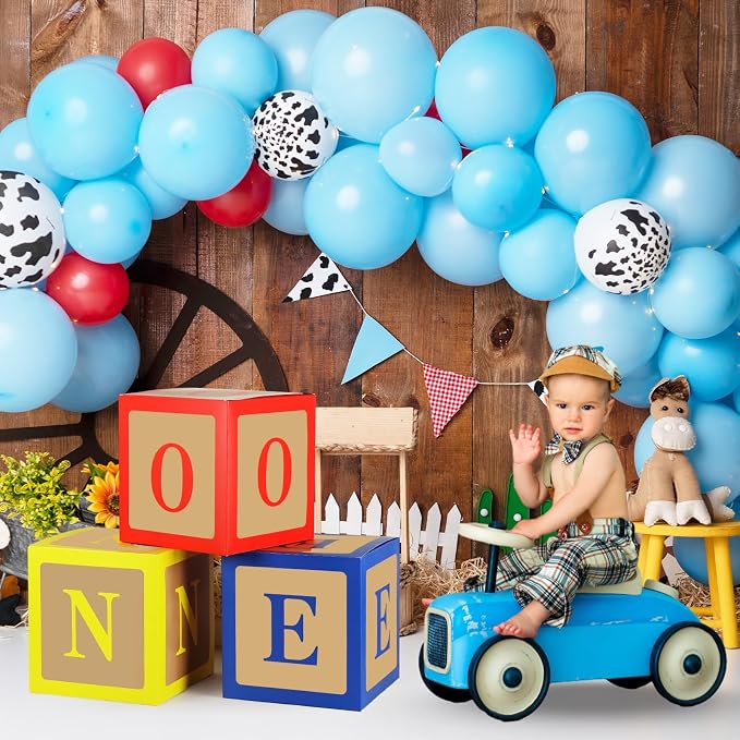 Zhanmai 3 Pcs Toy Inspire Party Decorations ONE Balloon Boxes - Image 3