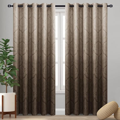 DWCN Brown Curtains for Bedroom by DWCN
