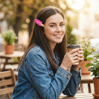 No Crease Hair Clips Makeup Pin Curl Clip Bulk 40Pcs Multicolor No Bend Dent Bang Creaseless Hair Clips for Makeup Application Bangs Hairpin Setting Pins Clip for Women Styling (L.Blue)