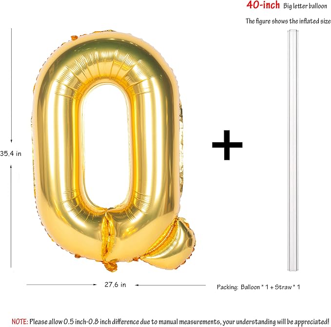 Letter Balloons 40 Inch Giant Jumbo Helium Foil Mylar - Image 2