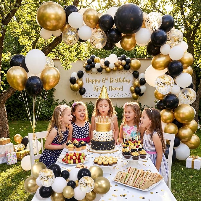 60-Pack 12-Inch Confetti Latex Balloons - Image 7