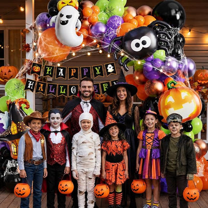 Tesochye 161pcs Halloween Balloon Garland Kit - Image 6