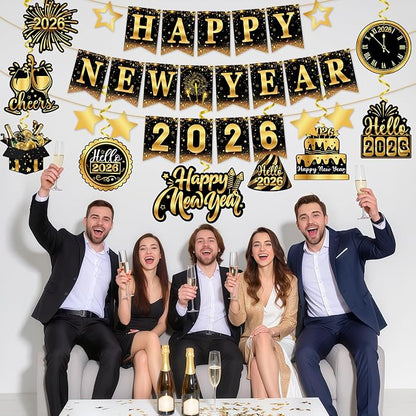 2026 New Year Decorations, Happy New Year Banner - Image 7