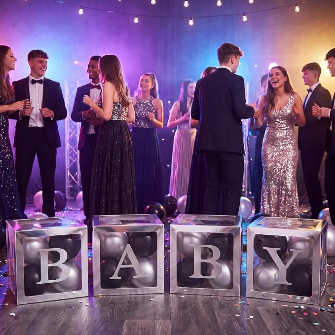 Barydat 8 Pcs Transparent Balloon Boxes Clear Balloon Boxes - Image 6