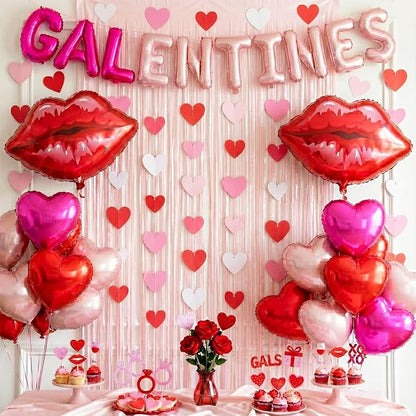 Galentine's Day Bestie Party Decorations by KozeeBalloons%E2%80%94%E2%80%94ColorMatters