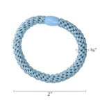 Pastel Hair Ties for Thick Hair, Grab & Go Pony Tube, 15 Pack, Pastel, Thick No-Crease Bands with Strong Hold, Damage-Free Design, Soft Spring Colors | L. Erickson