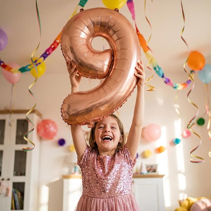 YPSelected 32 Inch Large Foil Helium Number Balloon Birthday Wedding Party 0-9 - Image 2