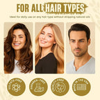 Rice Protein Shampoo and Conditioner Set | 16 fl oz Each | with Batana Oil & Ginseng | Strengthening, Thickening & Clarifying Formula | Supports Hair Growth & Repair
