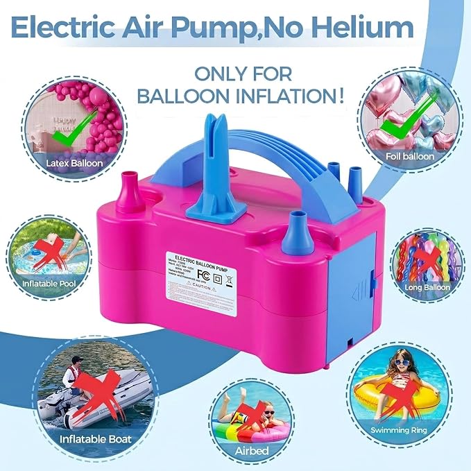 Electric Balloon Pump, Pump Electric, New Fast Balloon Tying Tool, Suitable - Image 7