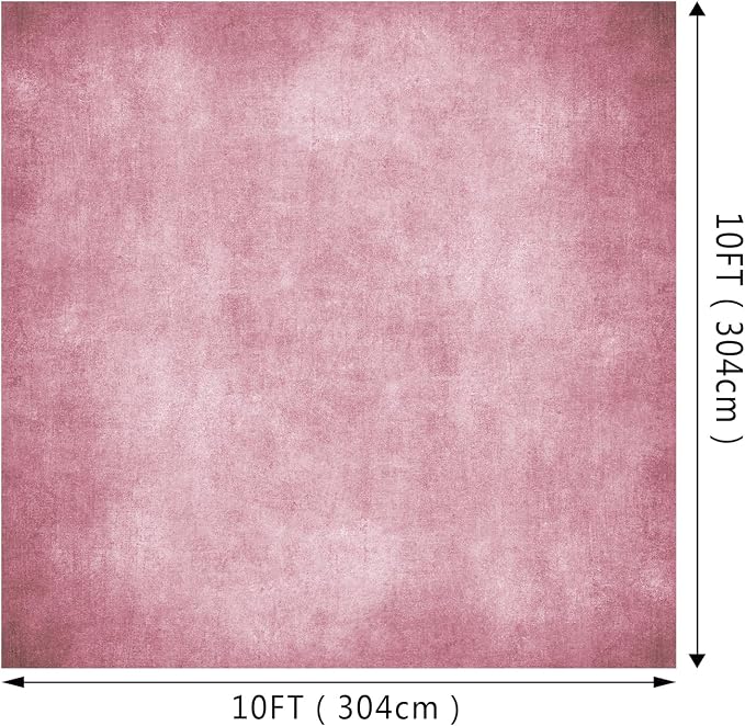 Pink Photo Backdrop Studio Abstract Texture Photography Background 10x10ft | - Image 2