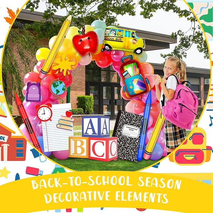 16 Pcs Back to School Party Balloons Sets - Image 4