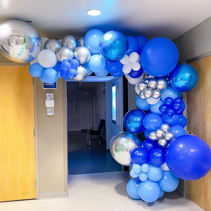Voircoloria 66pcs Royal Blue Latex Party Balloons, 12inch | - Image 4