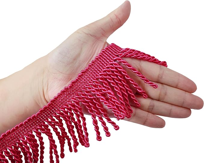 BEL AVENIR Bullion Fringe Trim Curtain Fringes 5 Yard x 2.5 Inches Sewing | - Image 4