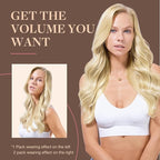 GOO GOO Clip in Hair Extensions Real Human Hair, Remy Human Hair Extensions Clip ins for Women, Natural Human Hair, 22inch 120g 7Pcs, #R7/60F