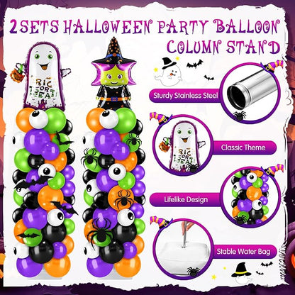 Kasyat 2 Sets Halloween Balloon Column Stand Kit - Image 5
