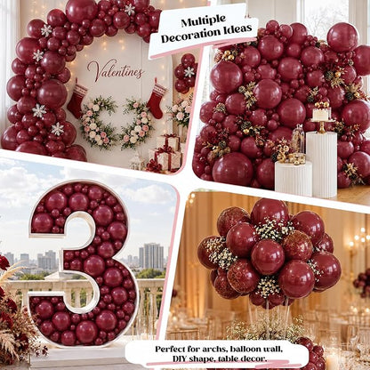 Burgundy Balloons - Image 5