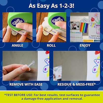 Glue Dots, Removable Dots Dot N' Go Dispenser, Double-Sided, .38 Inch, 200 Dots - Image 3