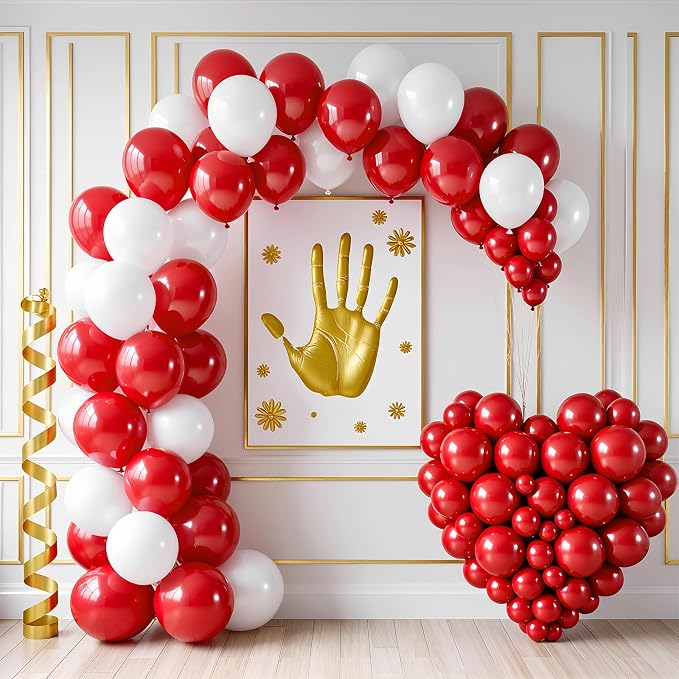 Red Balloons 100 Pack 12 Inch Red Extra Thick Latex Party Balloons - Image 5