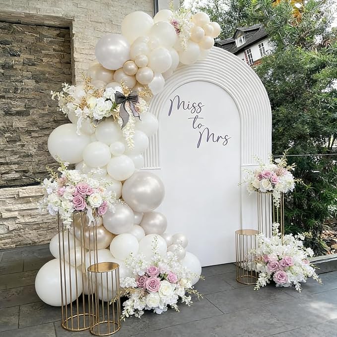 100pcs 5inch Small Pearl White Balloons | 5” Mini Pearl Party Latex Balloons Kit - Image 6