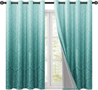 DWCN 100% Blackout Curtains for Bedroom 54 Inch Long - Image 9