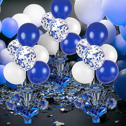 4 PCS Graduation Centerpieces for Tables Balloons Stand Holder Kit College - Image 2