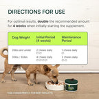 Wuffes Chewable Dog Hip & Joint Supplement - Glucosamine & Chondroitin Chews - Dog Joint Supplements & Vitamins - Extended Joint Care (Small&Medium Breeds (0-65 lbs), 180 Chews (Pack of 3))