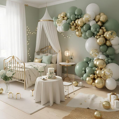 Vellax 146-Pc Balloon Garland Arch Kit, Sage Green - Image 4