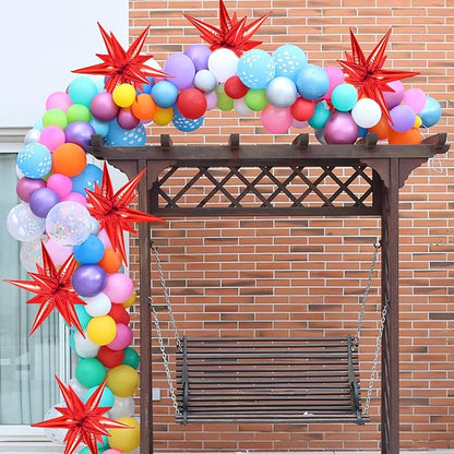 72 Pcs Red Star Balloons - Image 3