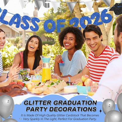 Fulmoon Congrats Grad Class of 2026 Banner Graduation Party Decor Class of 2026 - Image 7