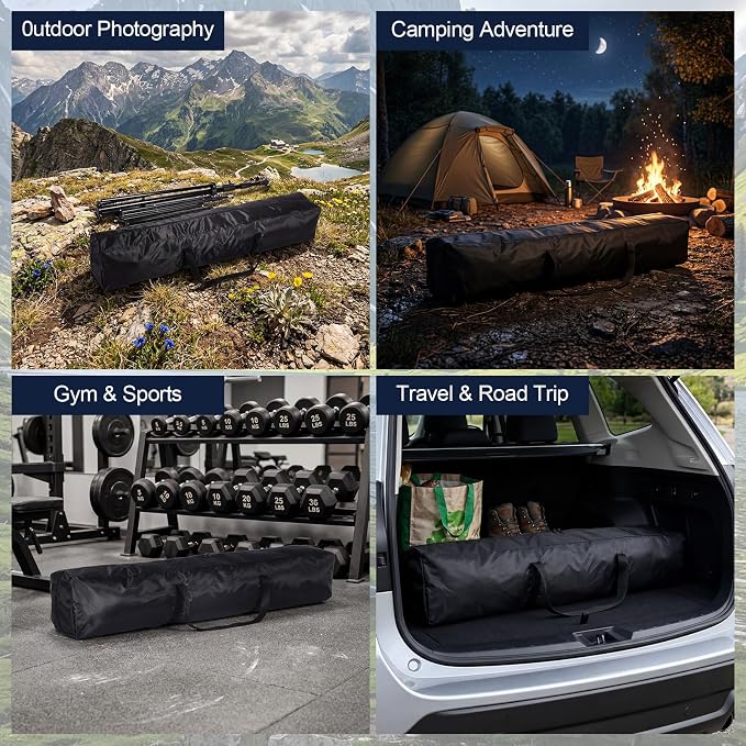 3 Pcs Tripod Carrying Case Bag Water Resistant Durable Lightweight - Image 6