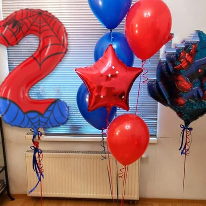 40 Inch Giant Spider Theme Number Foil Balloons Large Number 2 Balloons Kids - Image 3